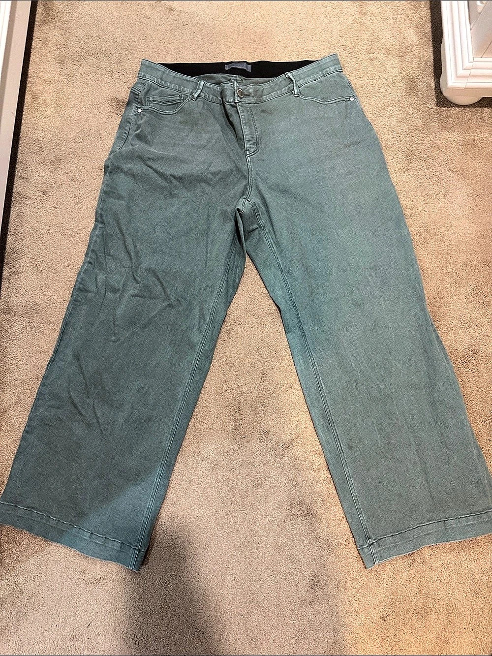 Wit & Wisdom Wide Leg Pants in Green